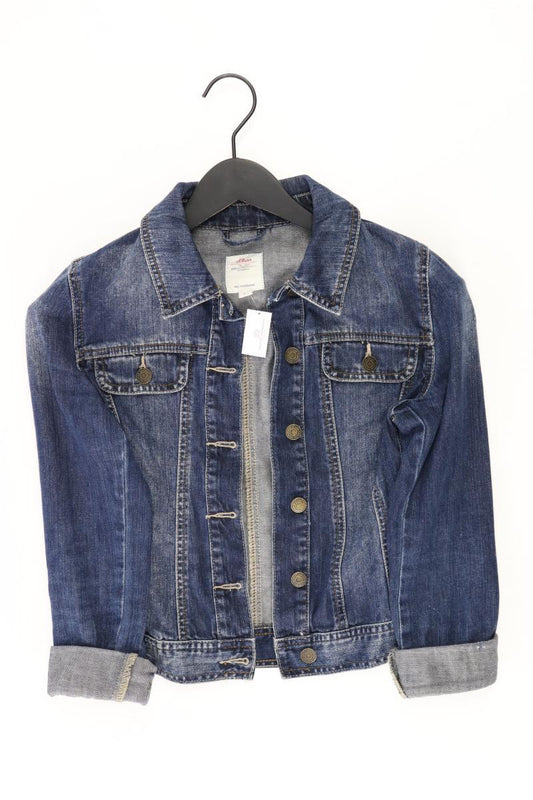 s.Oliver Jeansjacke Gr. 34 blau aus Baumwolle