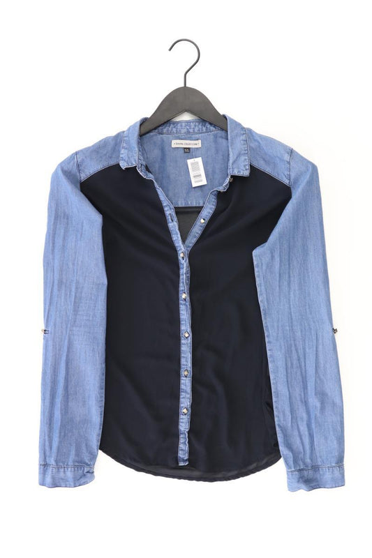 Bershka Jeansbluse Gr. S Langarm schwarz