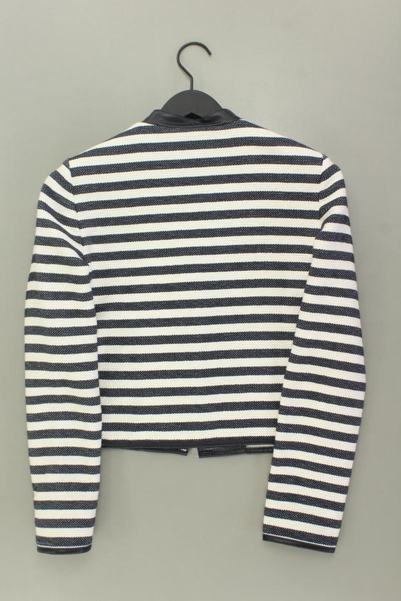 Armani Jeans Kurzjacke Gr. IT 42 (S) gestreift neuwertig blau aus Baumwolle