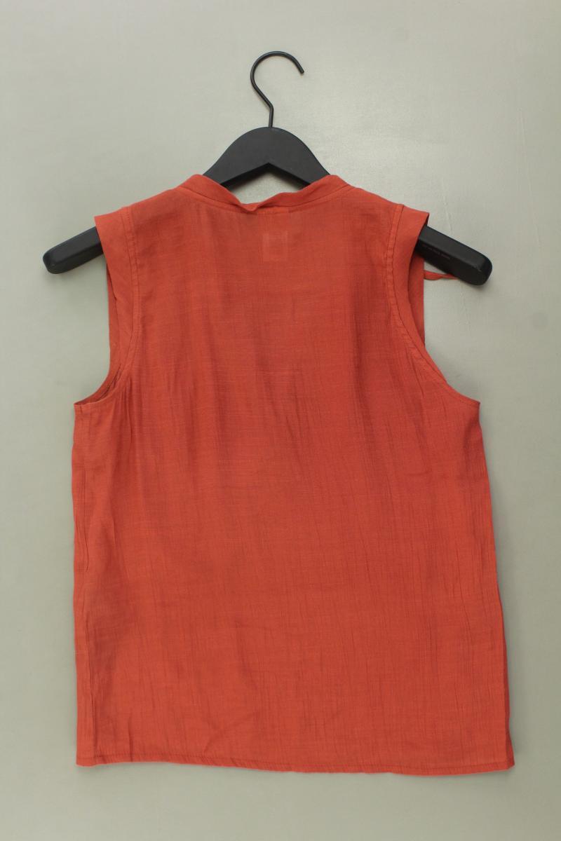 Jacqueline de Yong Ärmellose Bluse Gr. 36 orange aus Viskose