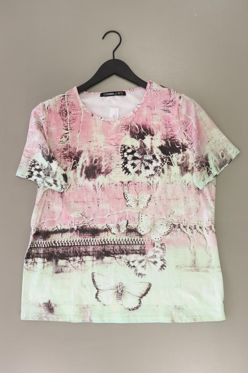 Cosima Printshirt Gr. 44 Kurzarm mehrfarbig aus Baumwolle