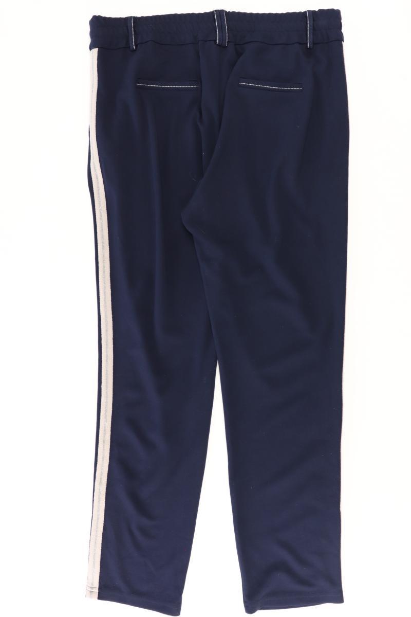 Gollehaug Stoffhose Gr. 40 blau aus Baumwolle