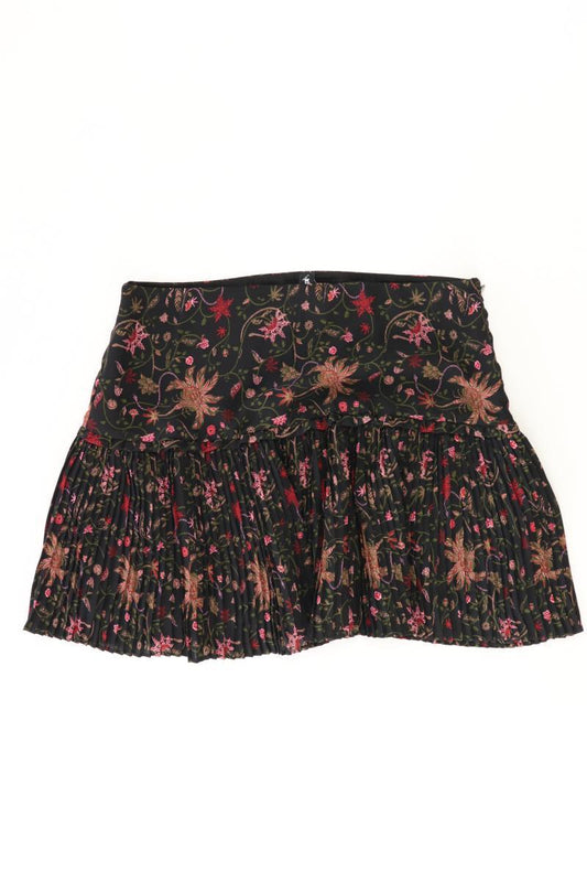 eksept Rock Gr. S mit Blumenmuster schwarz aus Polyester