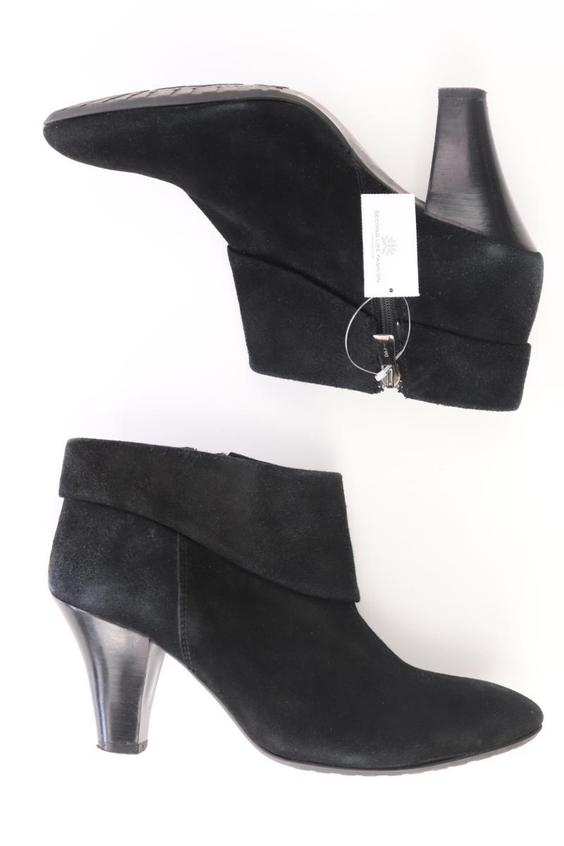 Wildleder Stiefeletten Gr. 38 schwarz