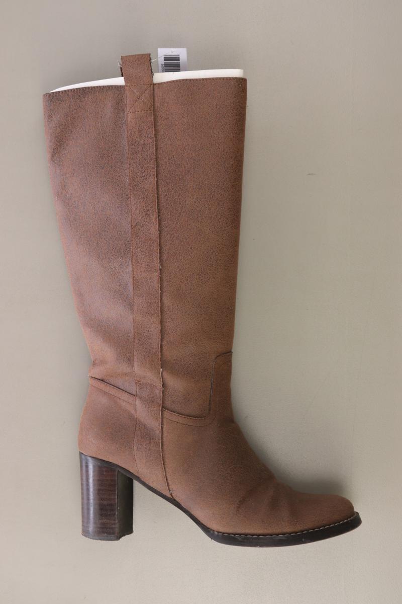 Blink High-Heel Stiefel Gr. 38 braun aus Kunstleder