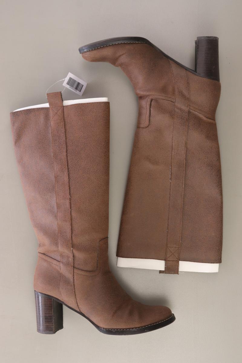 Blink High-Heel Stiefel Gr. 38 braun aus Kunstleder