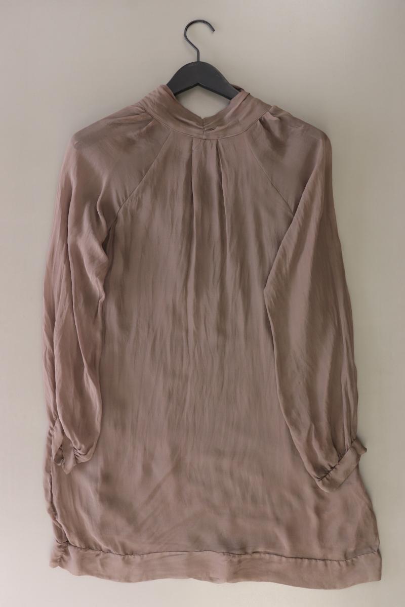 King Kong Seidenkleid Gr. M Langarm braun