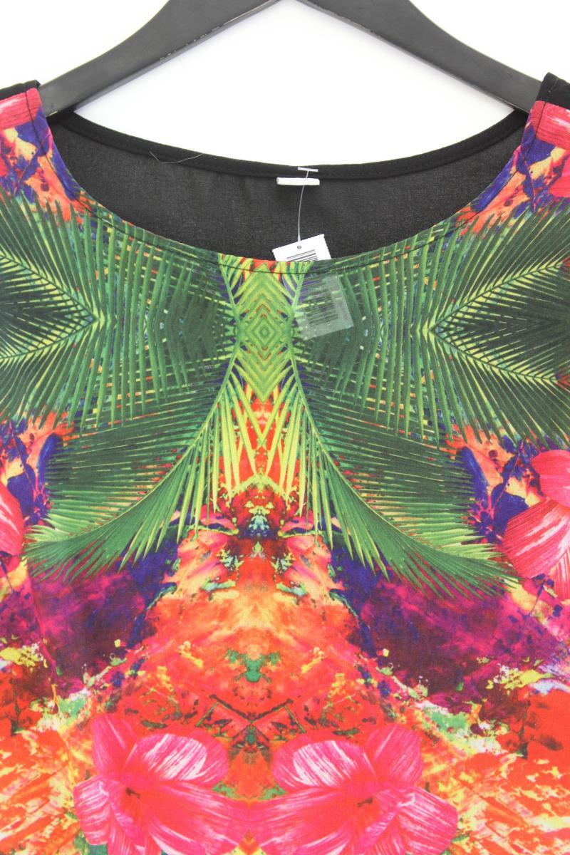 Esprit Kurzarmbluse Gr. 36 mit Blumenmuster mehrfarbig