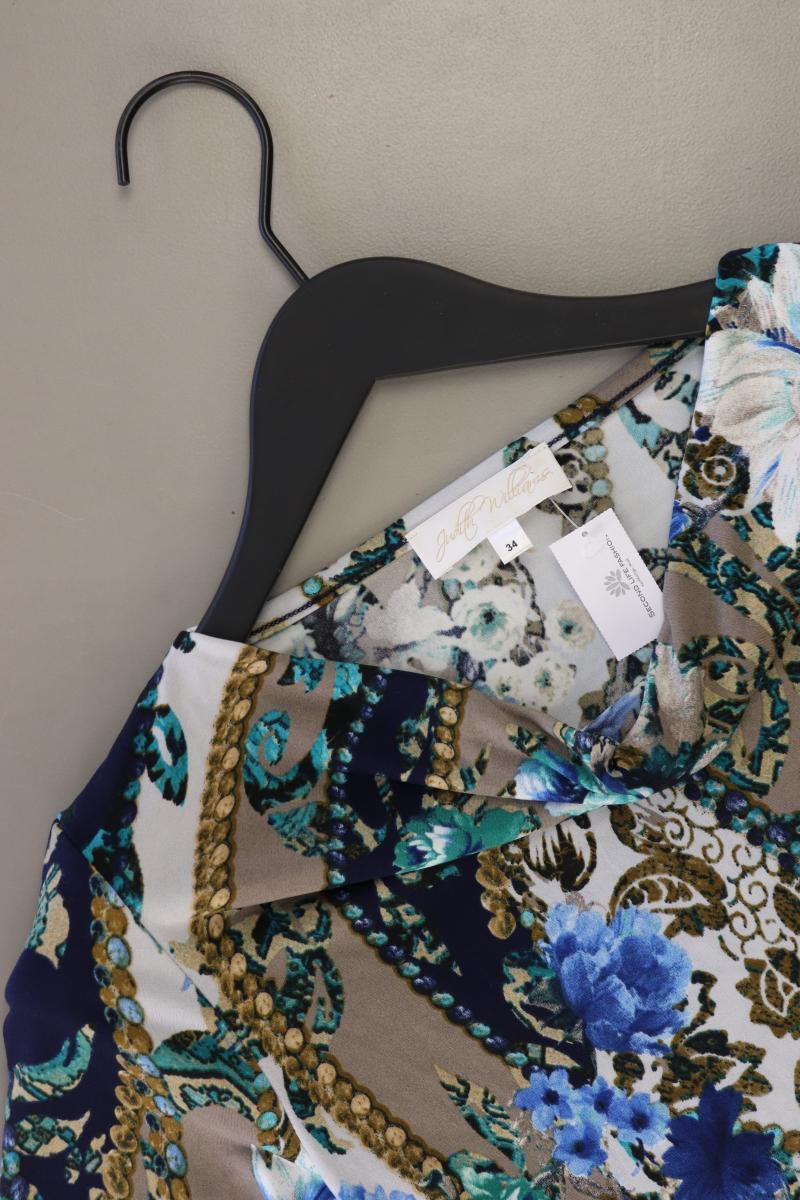 Judith Williams Printshirt Gr. 34 mit Blumenmuster 3/4 Ärmel mehrfarbig