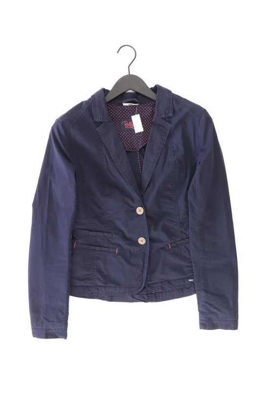 Street One Slim Blazer Gr. 38 blau aus Baumwolle