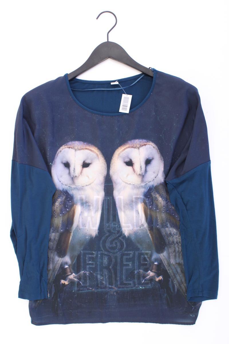 s.Oliver Langarmbluse Gr. 38 blau