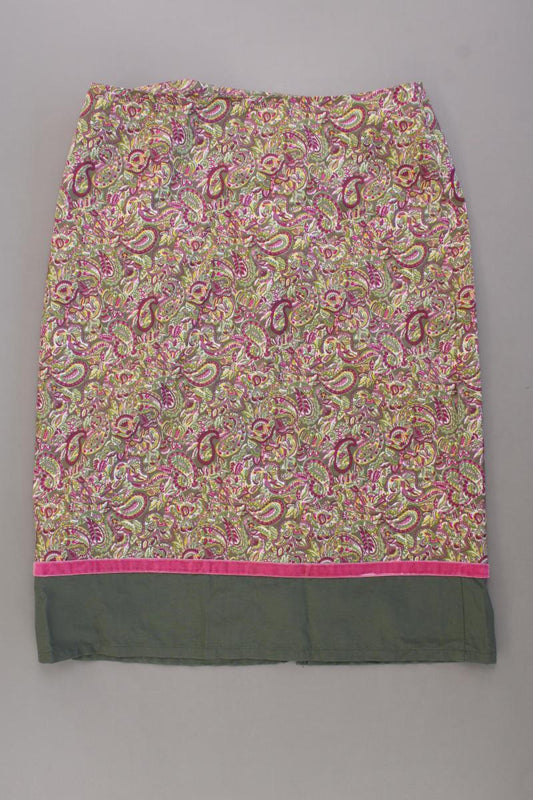 Midirock Gr. 40 mit Paisleymuster Vintage mehrfarbig aus Polyester