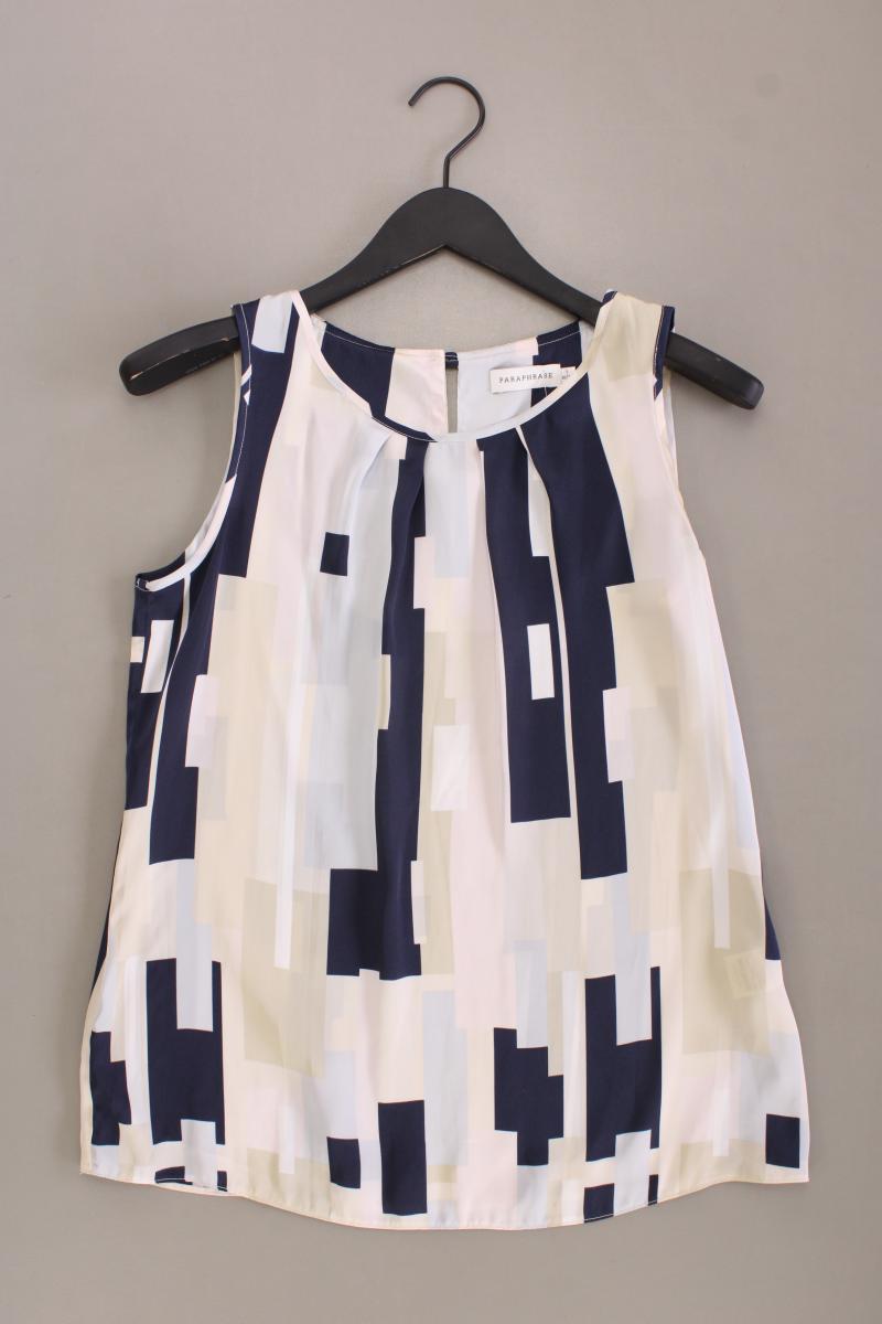Paraphrase Ärmellose Bluse Gr. S geometrisches Muster mehrfarbig aus Polyester