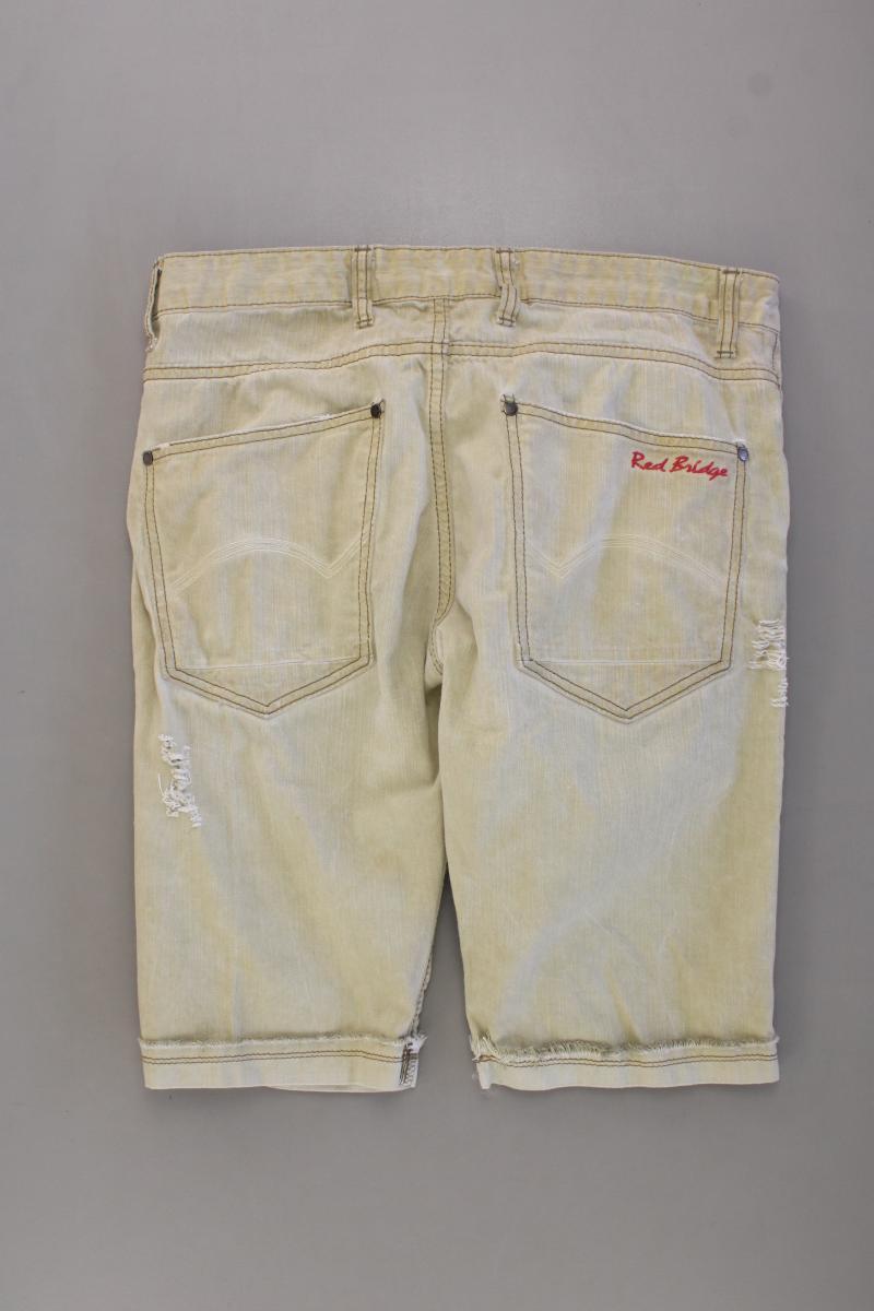 Red Bridge Shorts für Herren Gr. W34 creme aus Baumwolle