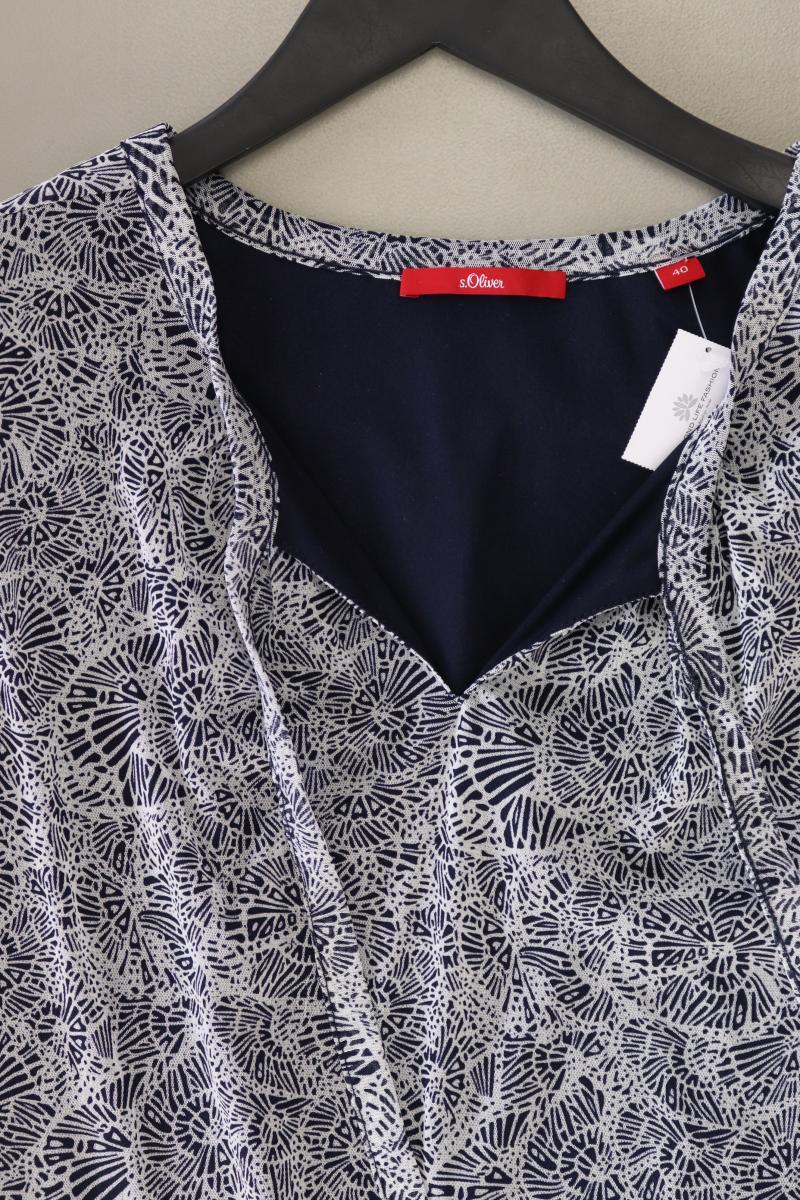 s.Oliver Ärmellose Bluse Gr. 40 blau