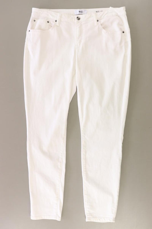 H.I.S. Skinny Jeans Gr. W36/L30 weiß aus Baumwolle
