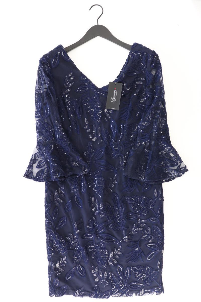 Frank Lyman Abendkleid Gr. 38 neu mit Etikett 3/4 Ärmel mit Pailletten blau