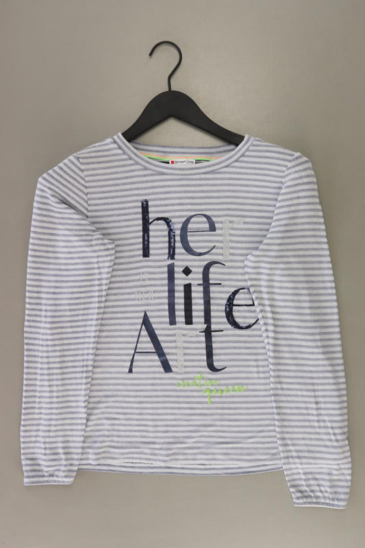 Street One Feinstrickpullover Gr. M gestreift blau