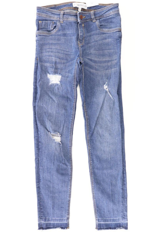 Mango Skinny Jeans Gr. 34 blau aus Baumwolle