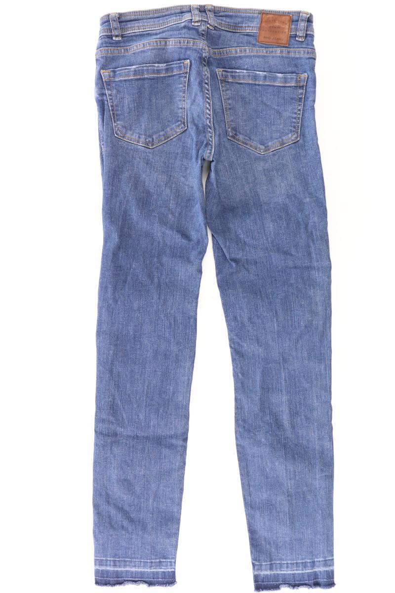 Mango Skinny Jeans Gr. 34 blau aus Baumwolle