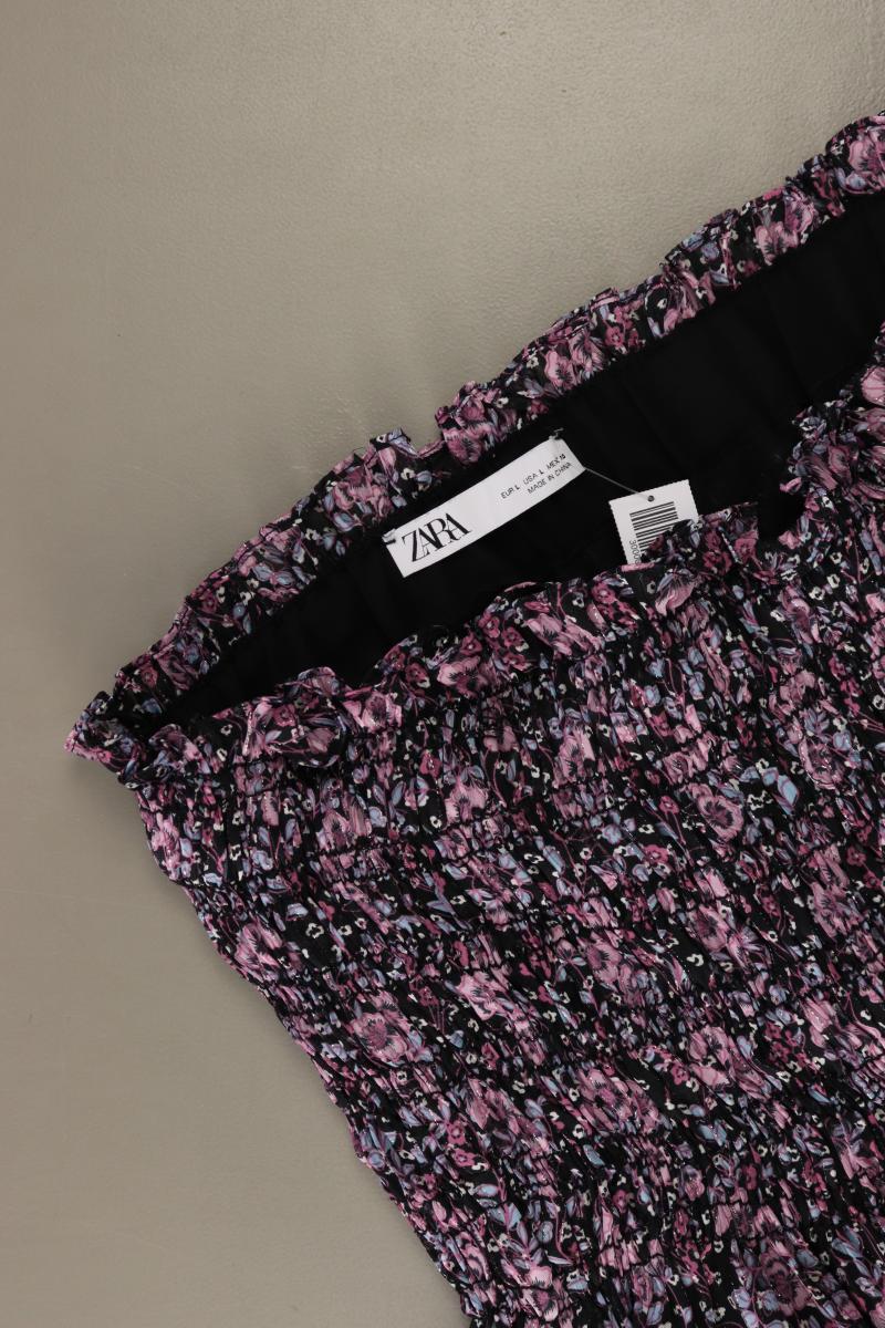 Zara Stretchrock Gr. L lila aus Polyester
