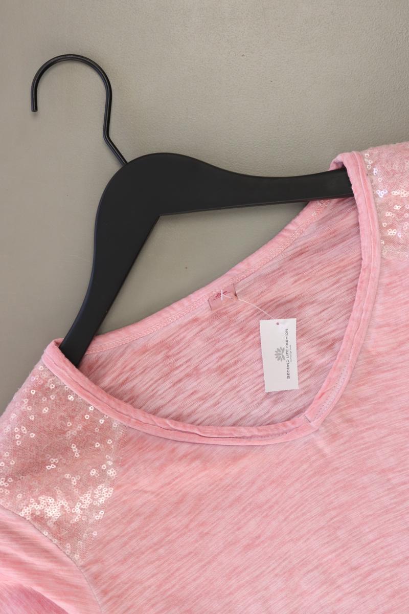 s.Oliver Regular Shirt Gr. 38 3/4 Ärmel mit Pailletten rosa