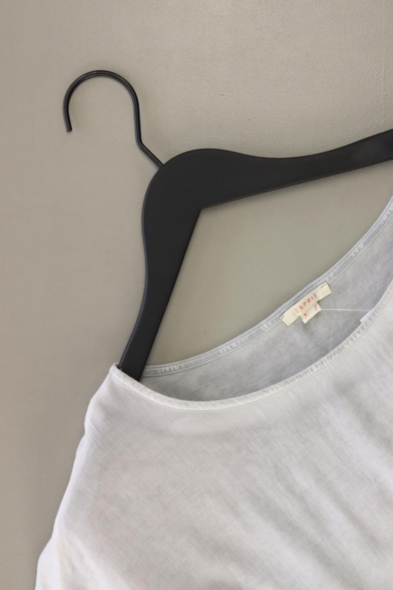 Esprit T-Shirt Gr. S neuwertig Kurzarm grau aus Viskose