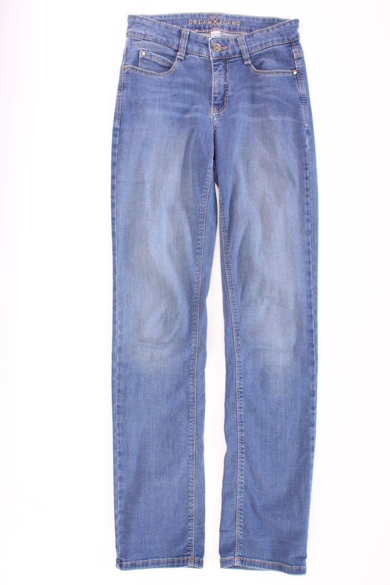 MAC Skinny Jeans Gr. 32/L32 blau aus Baumwolle