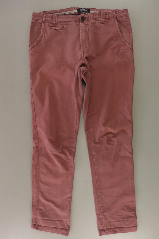 Pull&Bear Chinohose für Herren Gr. 44 rot aus Baumwolle