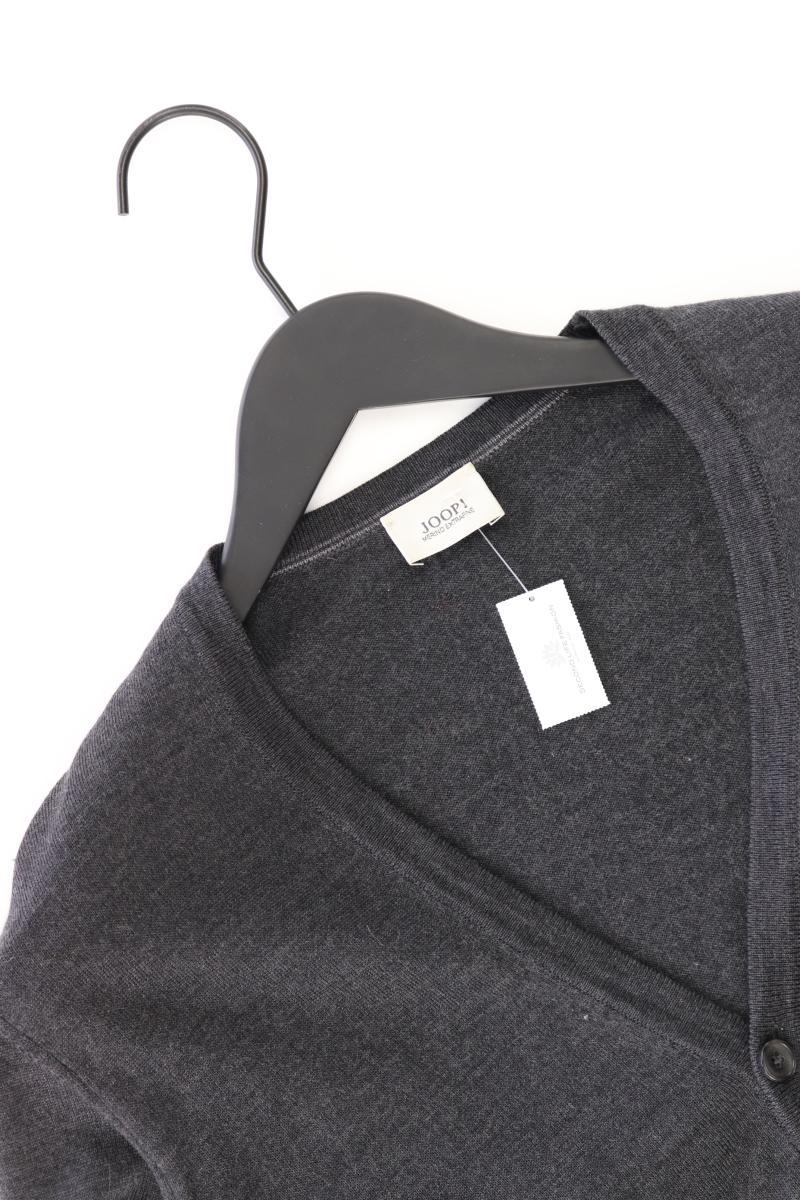Joop! Strickjacke für Herren Gr. S Langarm grau aus Wolle