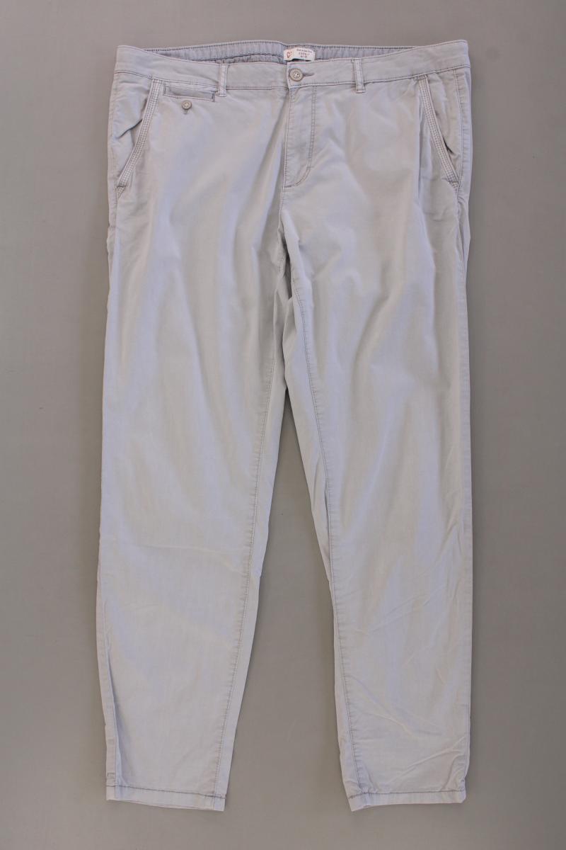 Esprit Chinohose für Herren Gr. 42 grau aus Baumwolle