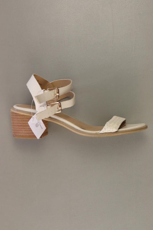 Oasis Sandalen Gr. 38 creme aus Leder