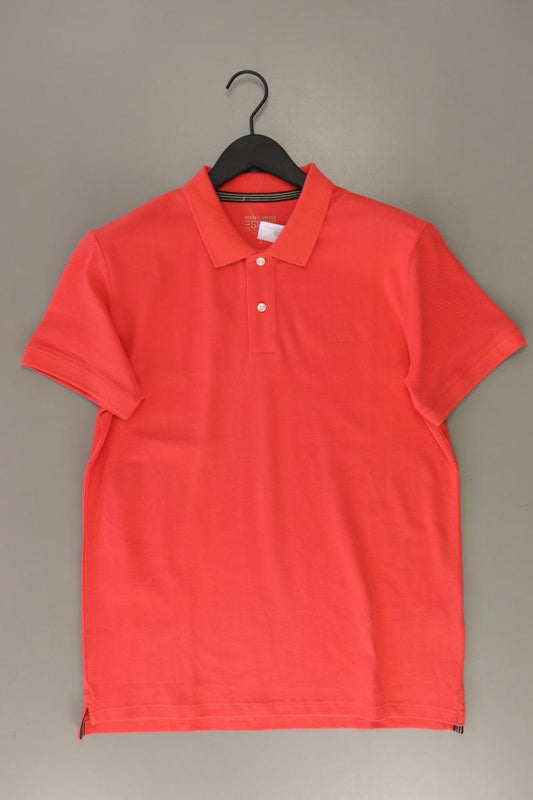 Esprit Poloshirt für Herren Gr. L Kurzarm rot aus Baumwolle