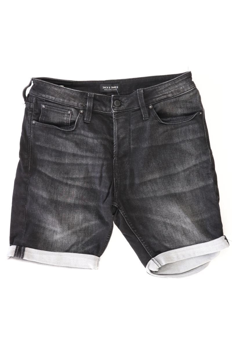 Jack & Jones Jeansshorts für Herren Gr. S schwarz aus Baumwolle