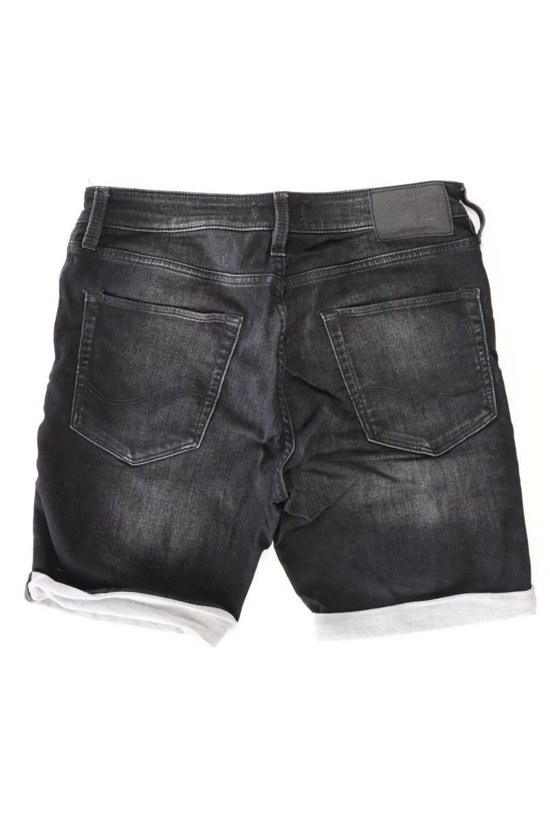 Jack & Jones Jeansshorts für Herren Gr. S schwarz aus Baumwolle