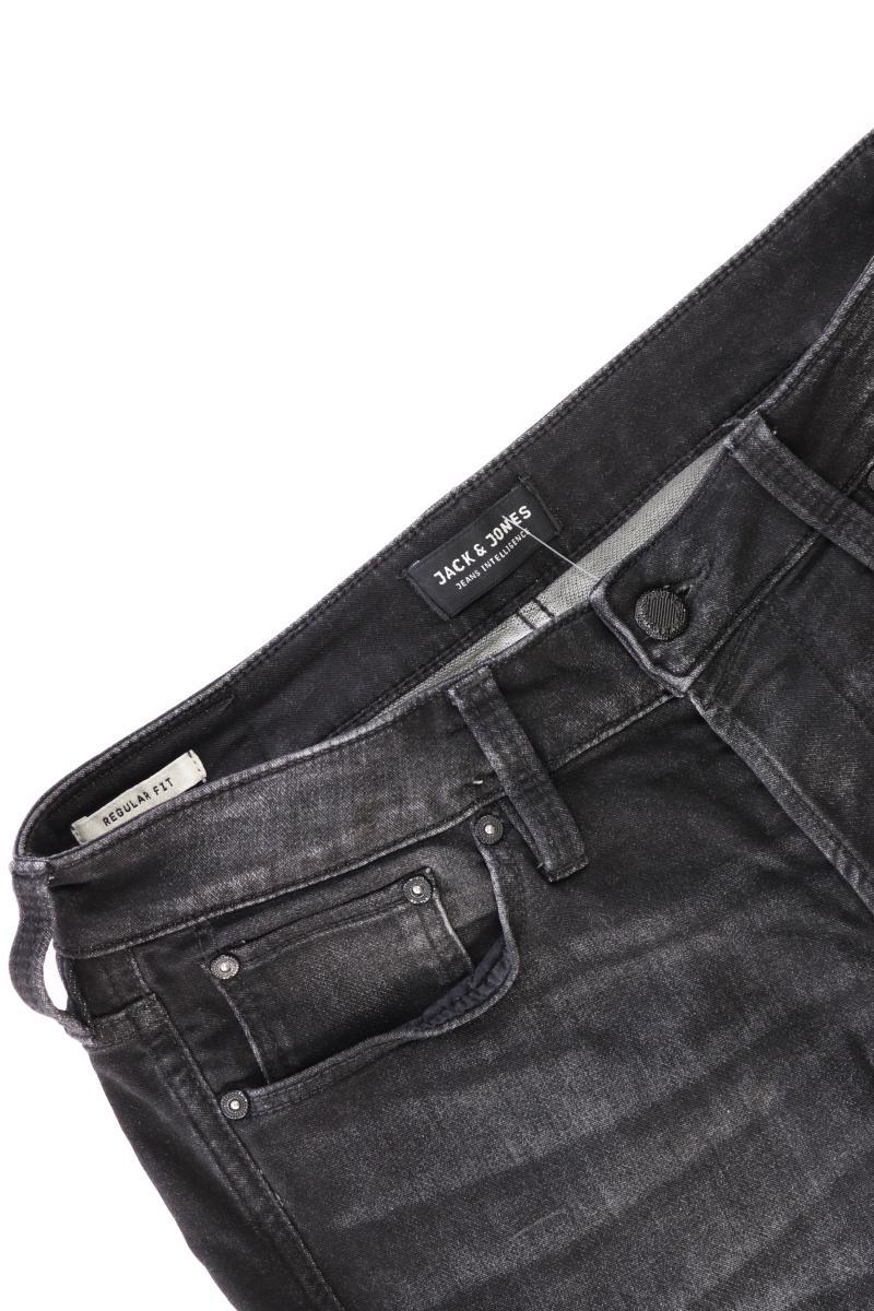 Jack & Jones Jeansshorts für Herren Gr. S schwarz aus Baumwolle