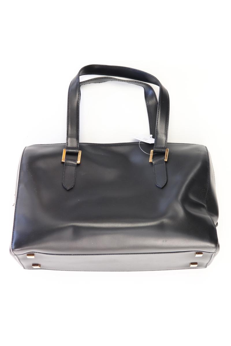 Barbara Milano Schultertasche Vintage schwarz aus Leder