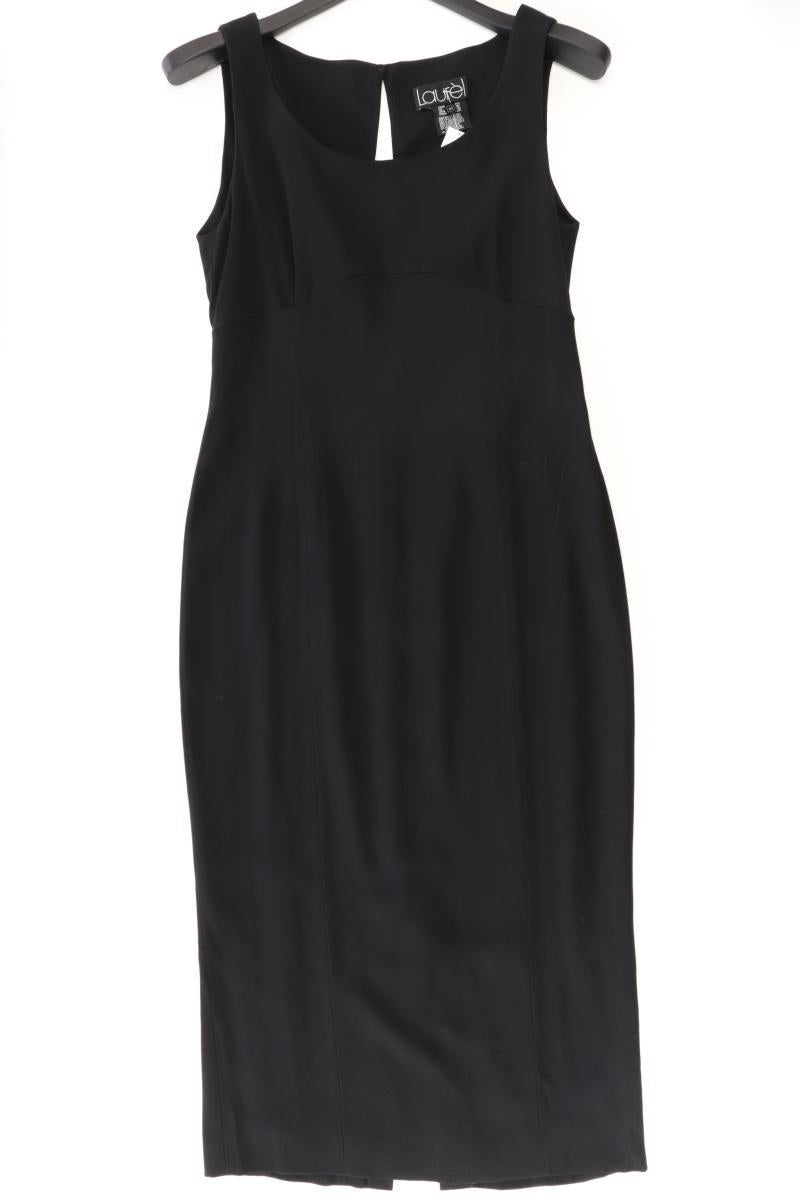 Laurèl Maxikleid Gr. 40 Ärmellos Vintage schwarz aus Rayon