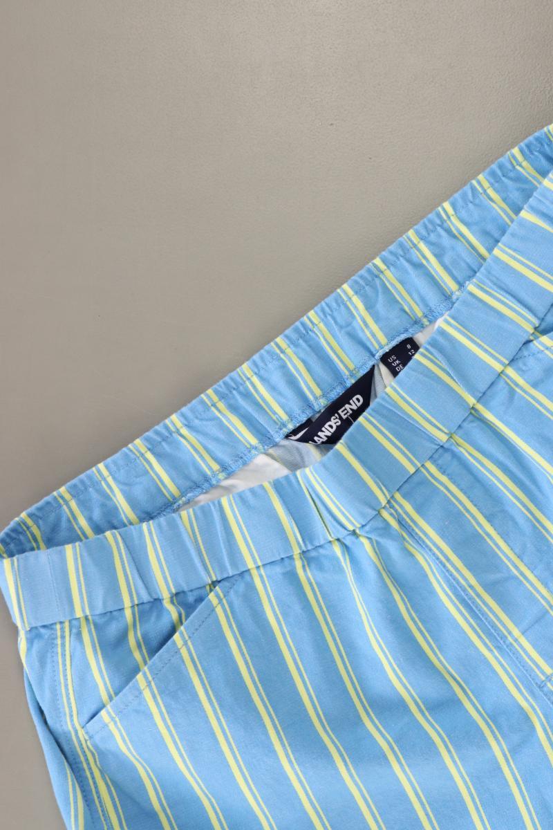Lands' End 7/8 Hose Gr. 38 gestreift blau aus Baumwolle
