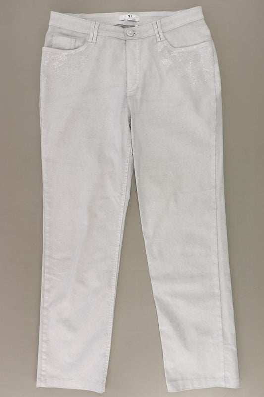 Peter Hahn Straight Jeans Gr. Kurzgröße 19 grau aus Baumwolle
