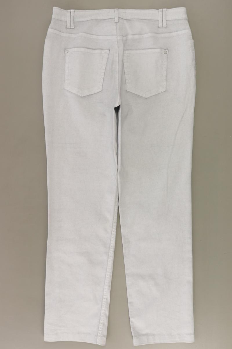 Peter Hahn Straight Jeans Gr. Kurzgröße 19 grau aus Baumwolle