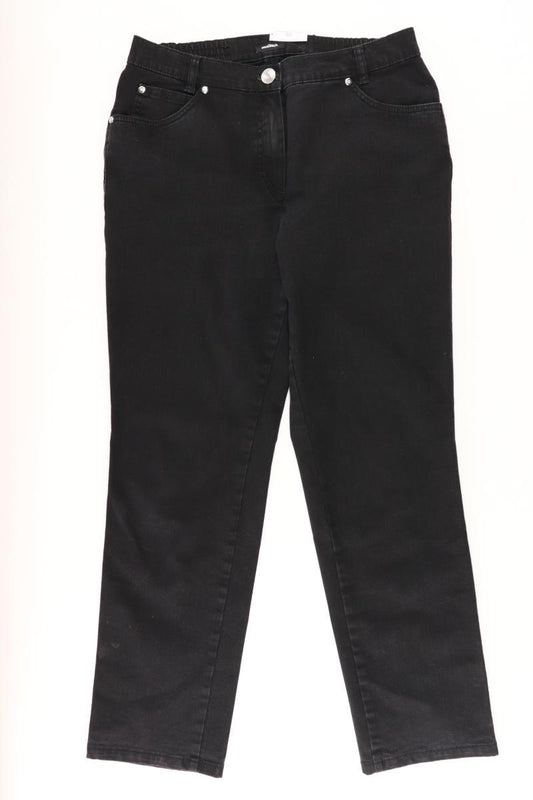 Walbusch Straight Jeans Gr. Kurzgröße 19 schwarz aus Baumwolle