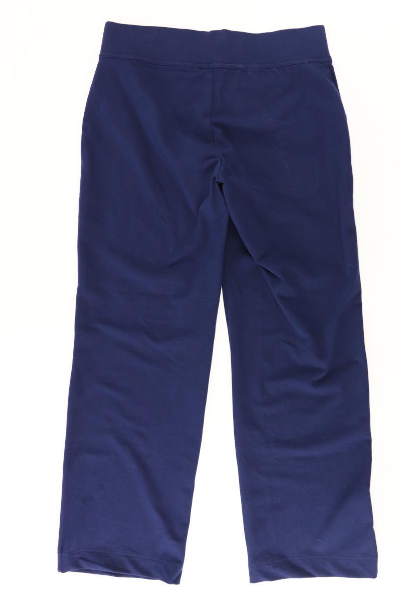 Lands' End Jogginghose Gr. S blau aus Baumwolle