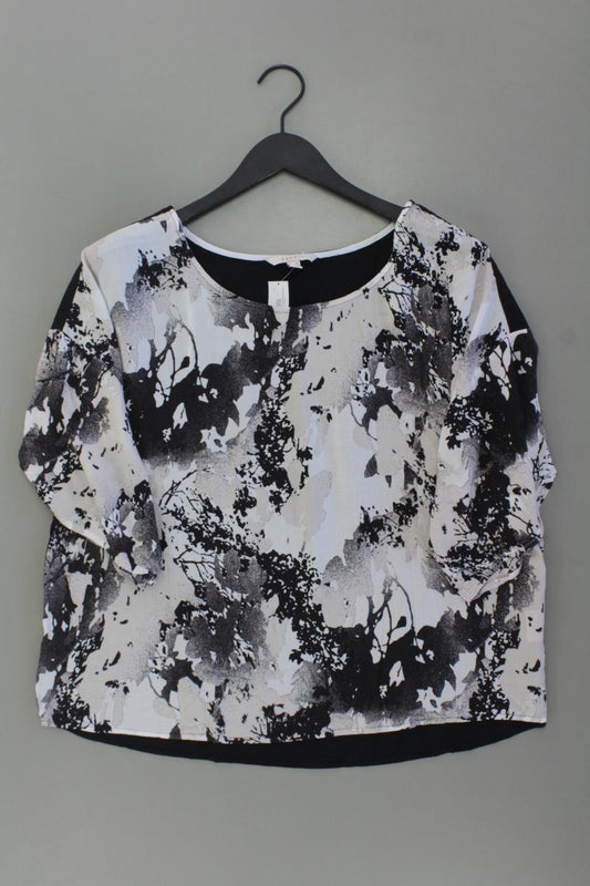 Esprit Printshirt Gr. 42 Kurzarm schwarz aus Viskose