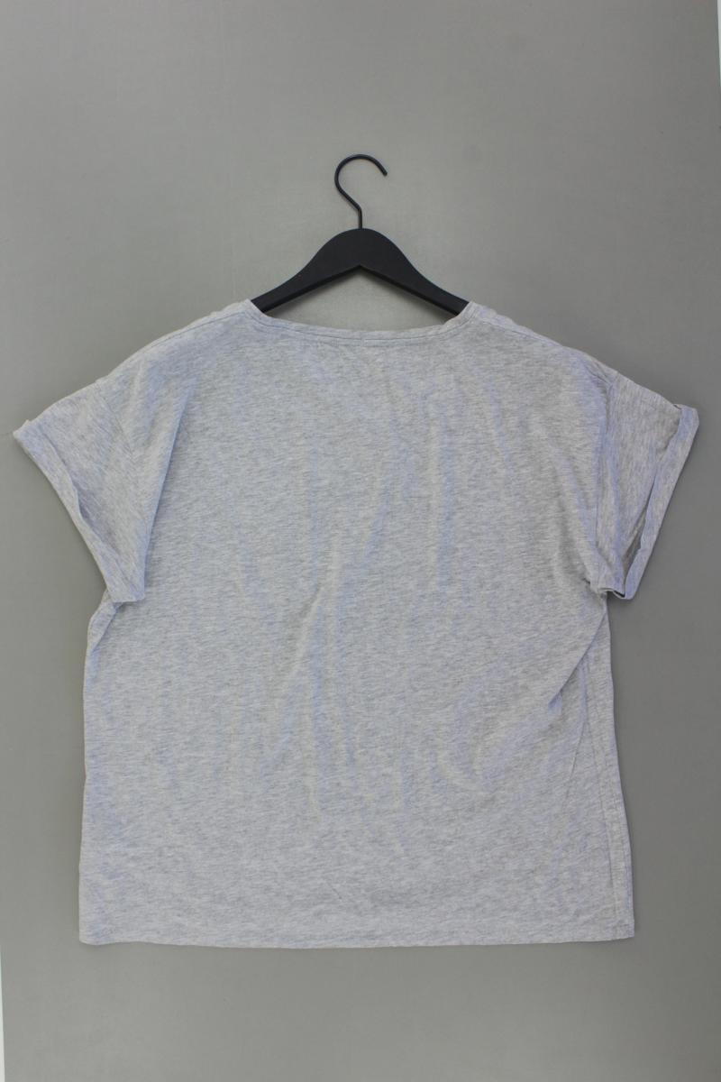 Esprit Printshirt Gr. XXL Kurzarm grau aus Baumwolle