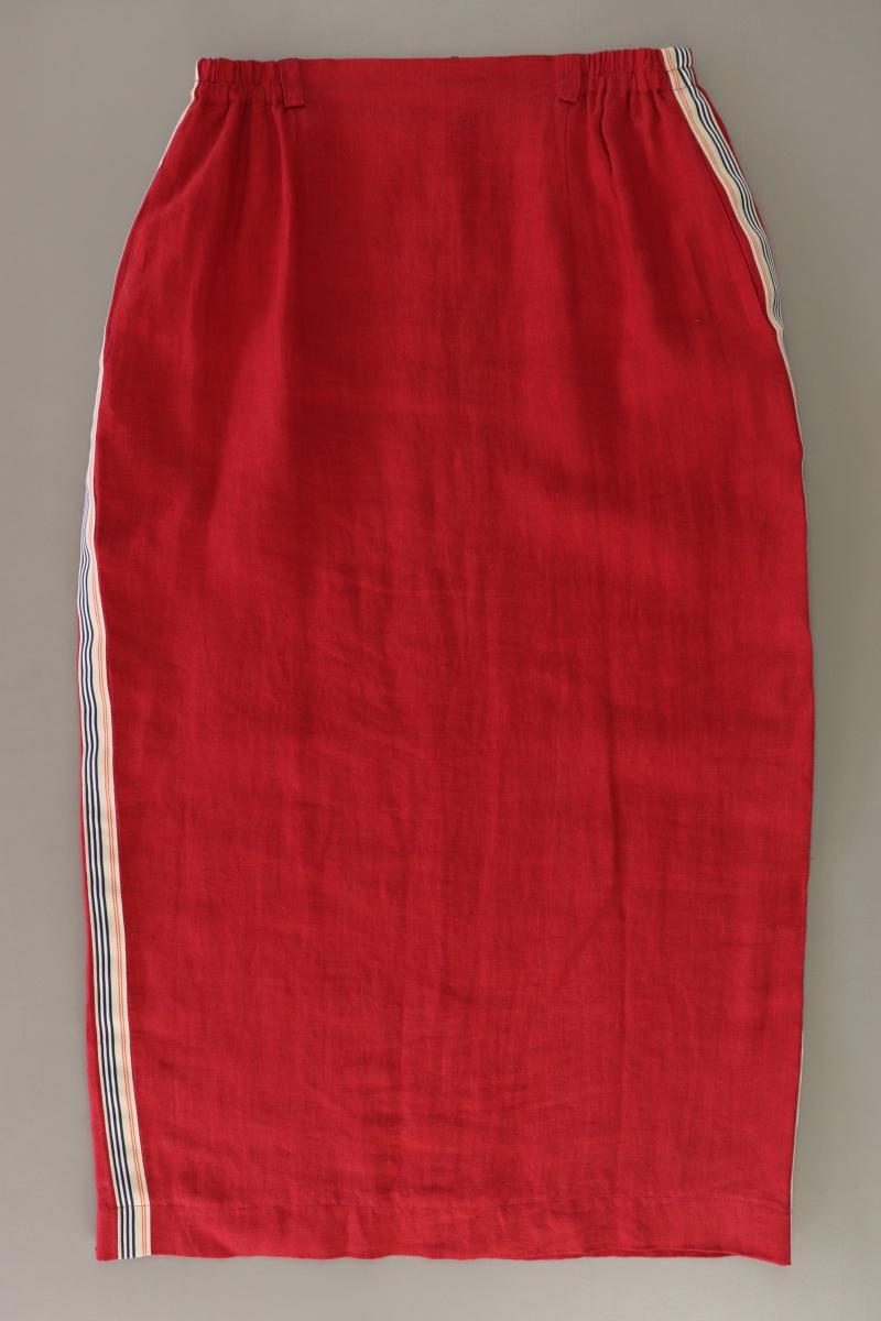 Naturfashion Maxirock Gr. 36 rot aus Baumwolle