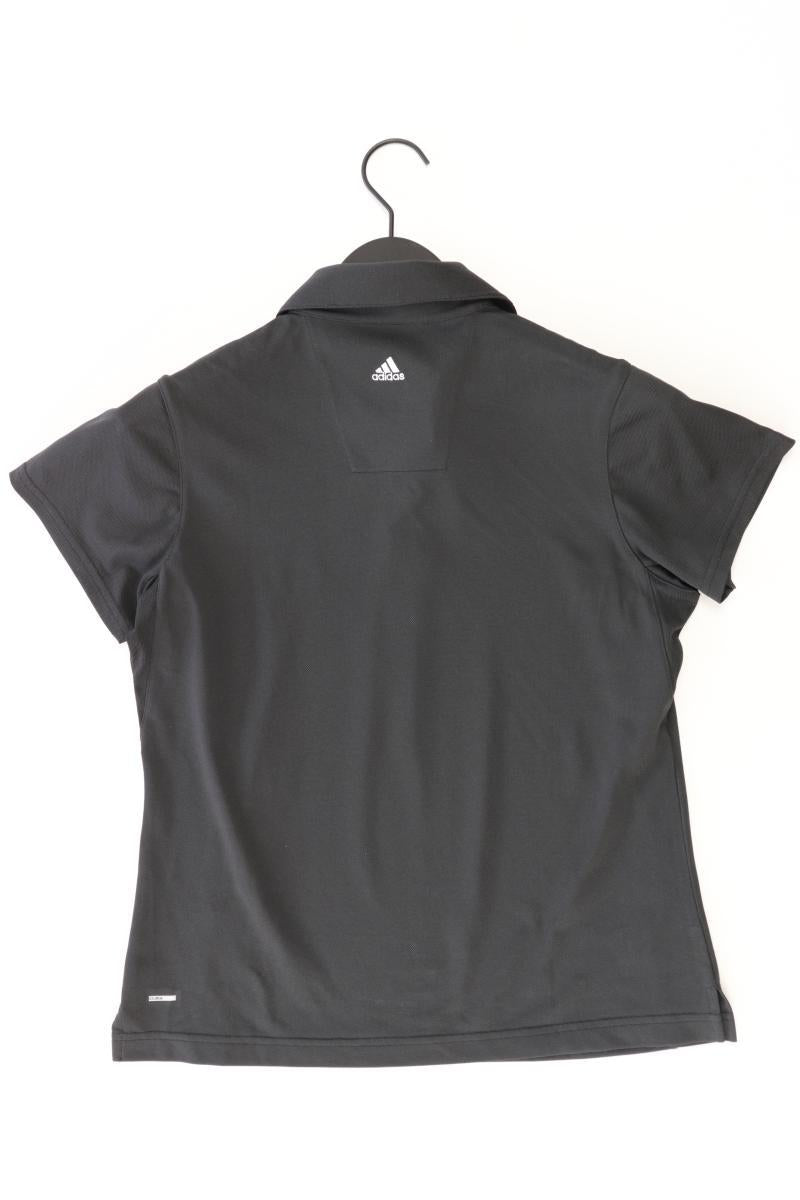 Adidas Sportshirt Gr. UK 14 Kurzarm grau aus Polyester