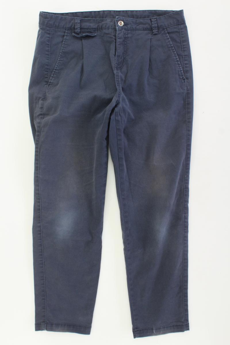 United Colors of Benetton Chinohose Gr. 40 blau aus Baumwolle
