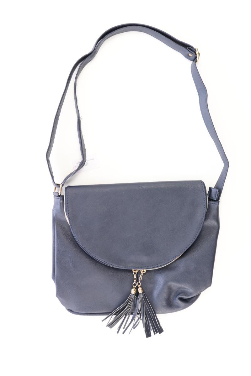 Schultertasche blau aus Polyurethan