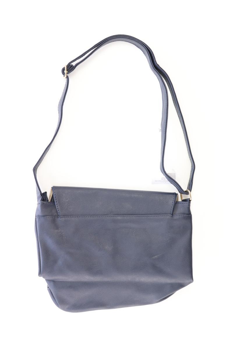 Schultertasche blau aus Polyurethan